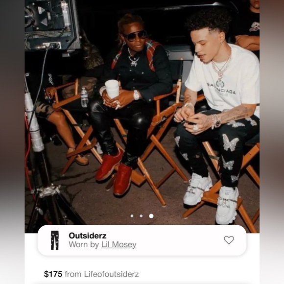 Outsiderz Btfly Denim Men jeans are a size 38. - Picture 4 of 6